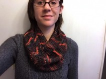 "Gentille" cowl - a wearable knitted piece with great drape!
