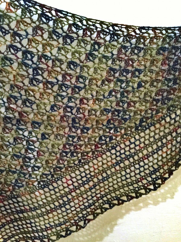 recuerdos de infancia crochet shawl