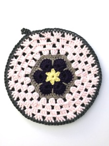 not your average crochet - african flower potholder